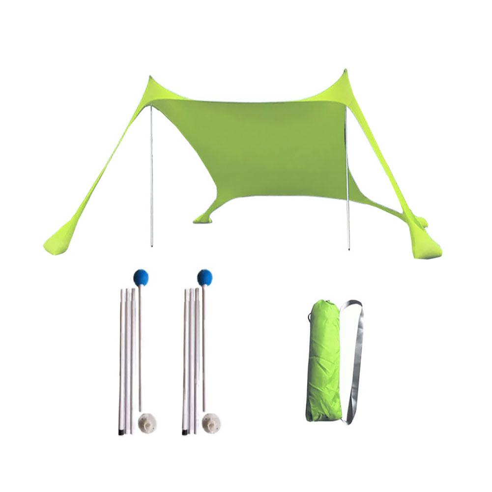 Cheap Goat Tents Family Beach Sunshade Lightweight Sun Shade Tent With Sandbag Anchors 4 Free Pegs UPF50+ UV Large Portable Canopy Drop shipping Tents 